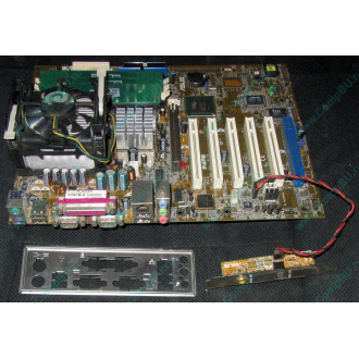 Материнская плата Asus P4PE (FireWire) с процессором Intel Pentium-4 2.4GHz s.478 и памятью 768Mb DDR1 Б/У (Волгоград)